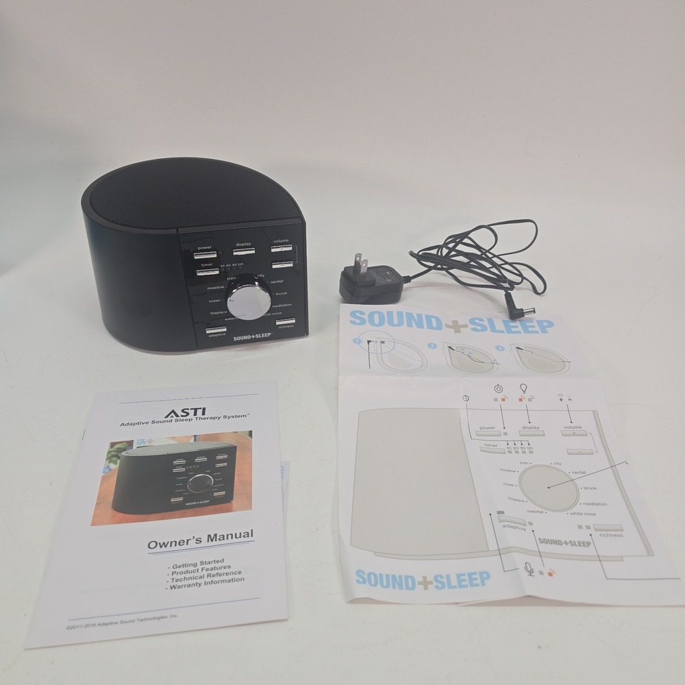 Adaptive Sound Technologies Sound + Sleep SE White Noise Machine - BLACK